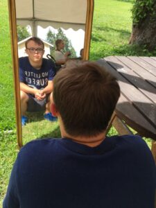 i-spegeln